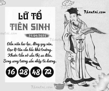 LỮ TỔ TIÊN SINH 21/09/2023