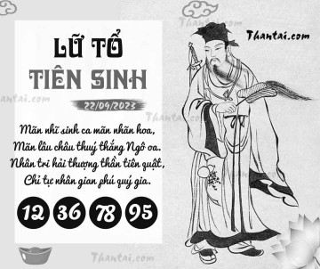 LỮ TỔ TIÊN SINH 22/09/2023