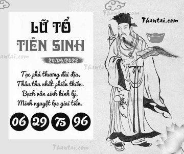 LỮ TỔ TIÊN SINH 24/09/2023