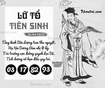 LỮ TỔ TIÊN SINH 26/09/2023