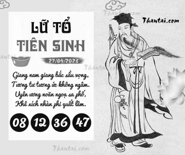 LỮ TỔ TIÊN SINH 27/09/2023