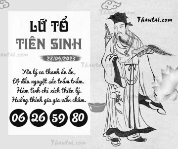 LỮ TỔ TIÊN SINH 28/09/2023