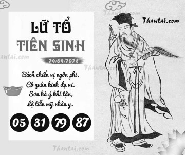 LỮ TỔ TIÊN SINH 29/09/2023