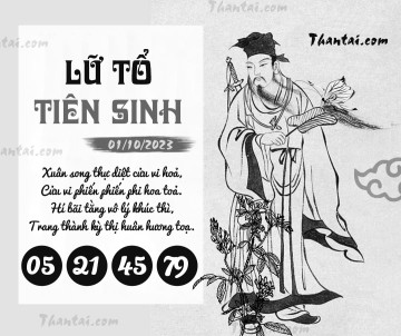 LỮ TỔ TIÊN SINH 01/10/2023