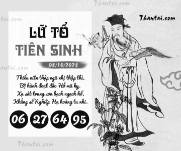 LỮ TỔ TIÊN SINH 03/10/2023