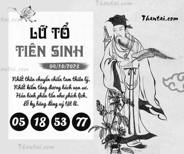 LỮ TỔ TIÊN SINH 04/10/2023