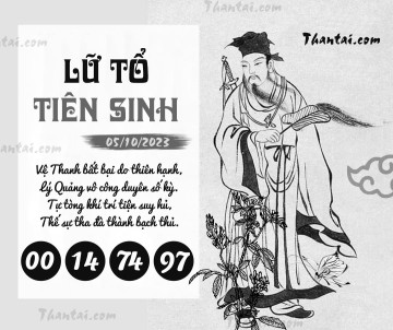 LỮ TỔ TIÊN SINH 05/10/2023