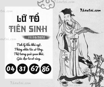 LỮ TỔ TIÊN SINH 11/10/2023