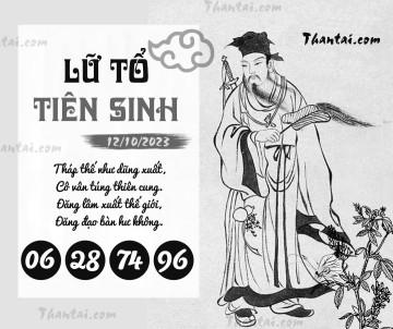 LỮ TỔ TIÊN SINH 12/10/2023