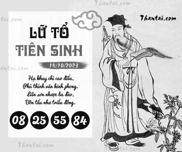 LỮ TỔ TIÊN SINH 14/10/2023