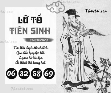 LỮ TỔ TIÊN SINH 16/10/2023