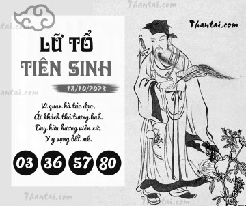 LỮ TỔ TIÊN SINH 18/10/2023