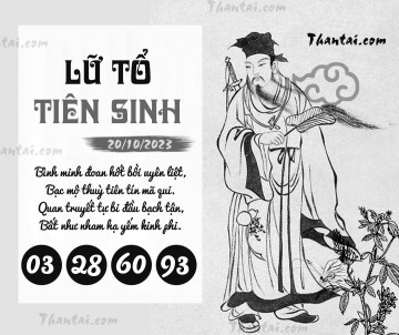 LỮ TỔ TIÊN SINH 20/10/2023