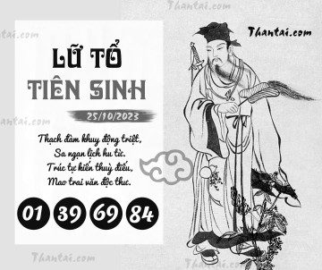 LỮ TỔ TIÊN SINH 25/10/2023