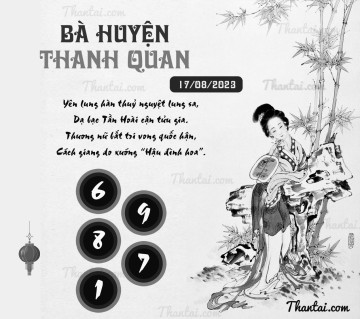 BÀ HUYỆN THANH QUAN 17/08/2023