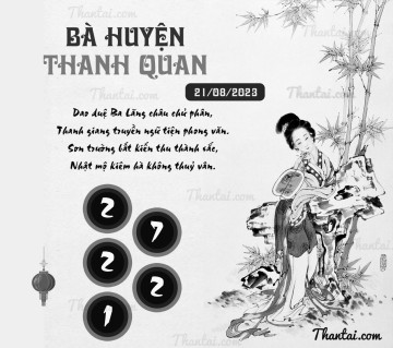 BÀ HUYỆN THANH QUAN 21/08/2023