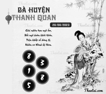 BÀ HUYỆN THANH QUAN 28/08/2023