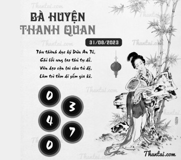 BÀ HUYỆN THANH QUAN 31/08/2023