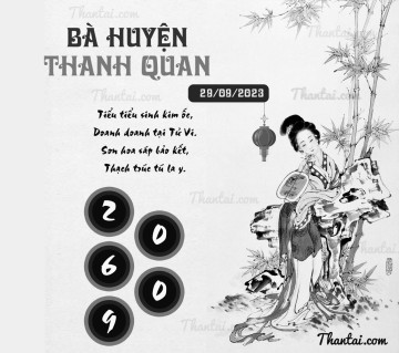 BÀ HUYỆN THANH QUAN 29/09/2023