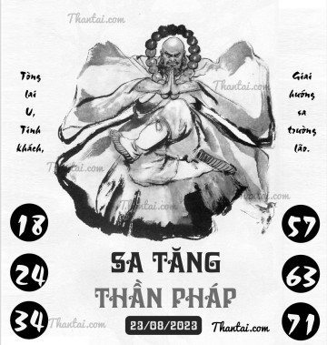 SA TĂNG THẦN PHÁP 23/08/2023