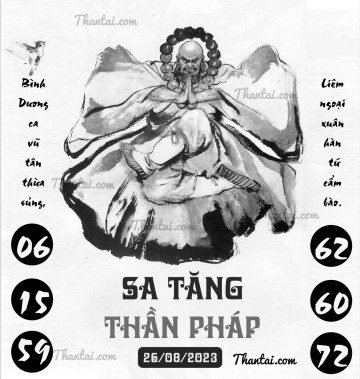 SA TĂNG THẦN PHÁP 26/08/2023