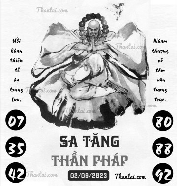 SA TĂNG THẦN PHÁP 02/09/2023