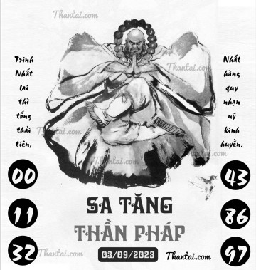 SA TĂNG THẦN PHÁP 03/09/2023