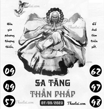 SA TĂNG THẦN PHÁP 07/09/2023