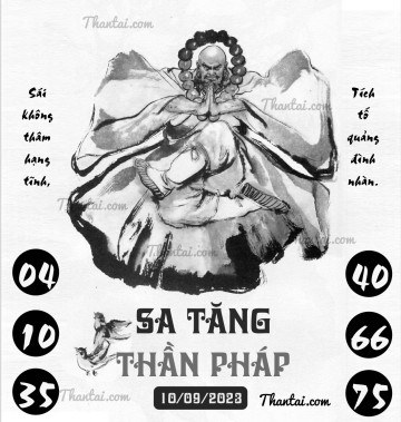 SA TĂNG THẦN PHÁP 10/09/2023