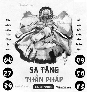 SA TĂNG THẦN PHÁP 15/09/2023