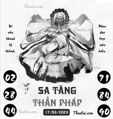 SA TĂNG THẦN PHÁP 17/09/2023