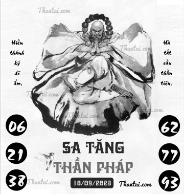 SA TĂNG THẦN PHÁP 18/09/2023