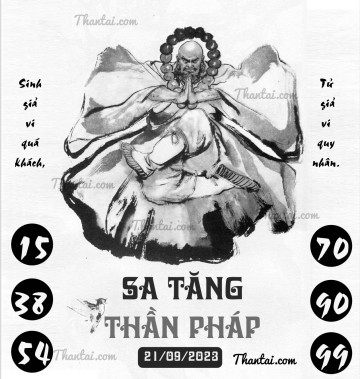 SA TĂNG THẦN PHÁP 21/09/2023