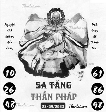 SA TĂNG THẦN PHÁP 23/09/2023