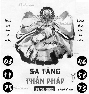 SA TĂNG THẦN PHÁP 24/09/2023