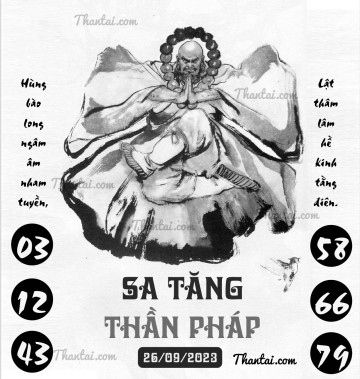 SA TĂNG THẦN PHÁP 26/09/2023