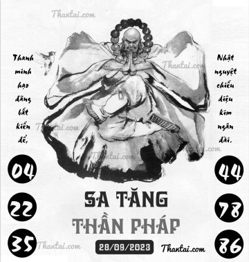 SA TĂNG THẦN PHÁP 28/09/2023