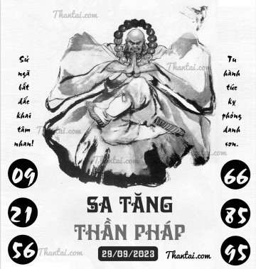 SA TĂNG THẦN PHÁP 29/09/2023