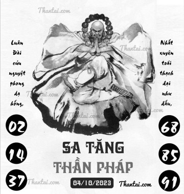 SA TĂNG THẦN PHÁP 04/10/2023