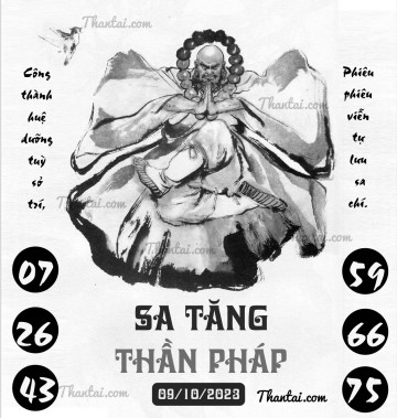 SA TĂNG THẦN PHÁP 09/10/2023