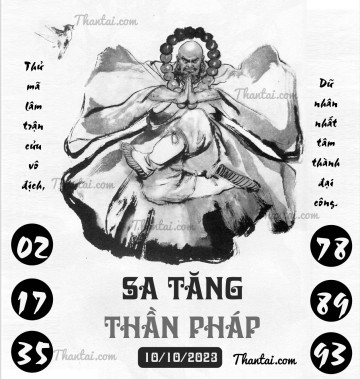 SA TĂNG THẦN PHÁP 10/10/2023