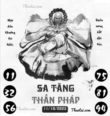 SA TĂNG THẦN PHÁP 11/10/2023