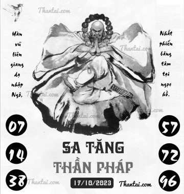 SA TĂNG THẦN PHÁP 17/10/2023