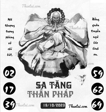 SA TĂNG THẦN PHÁP 19/10/2023