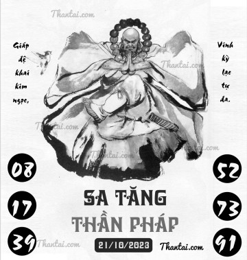 SA TĂNG THẦN PHÁP 21/10/2023