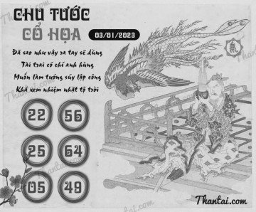 CHU TƯỚC CỔ HỌA 03/01/2023