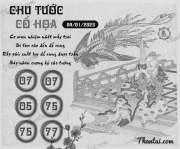 CHU TƯỚC CỔ HỌA 04/01/2023