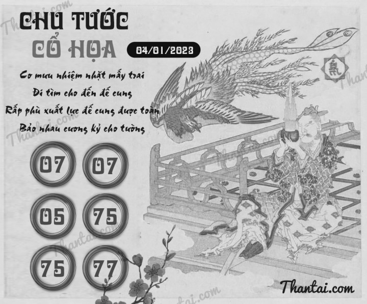 CHU TƯỚC CỔ HỌA 01/01/2023