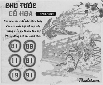 CHU TƯỚC CỔ HỌA 10/01/2023