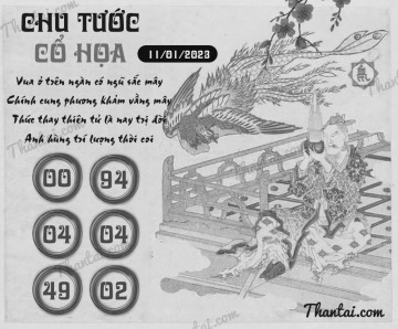 CHU TƯỚC CỔ HỌA 11/01/2023